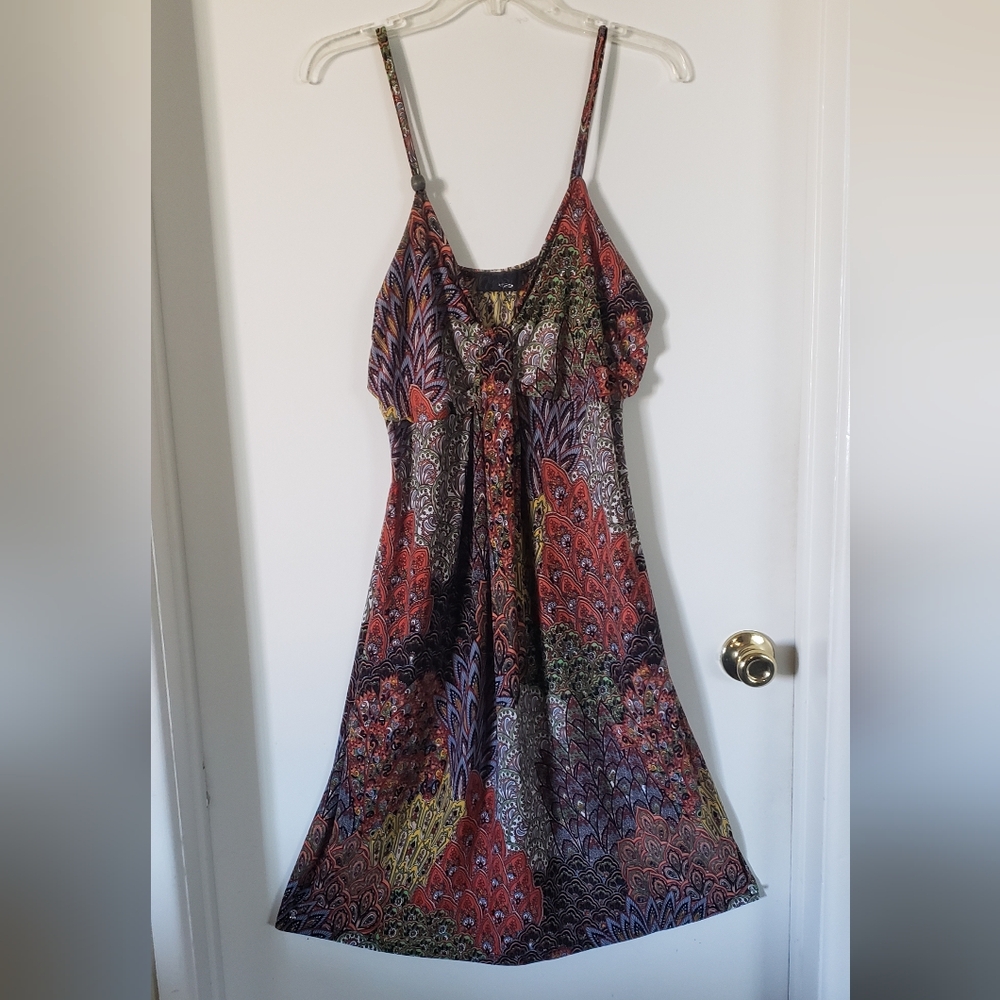 Paisley Spaghetti Strap Dress